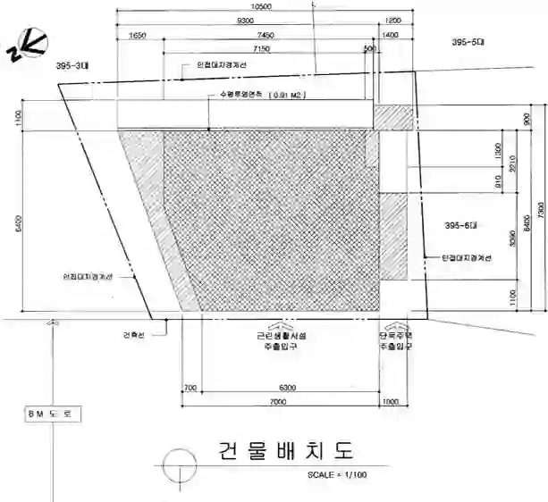 서동 395-4 배치도 이미지